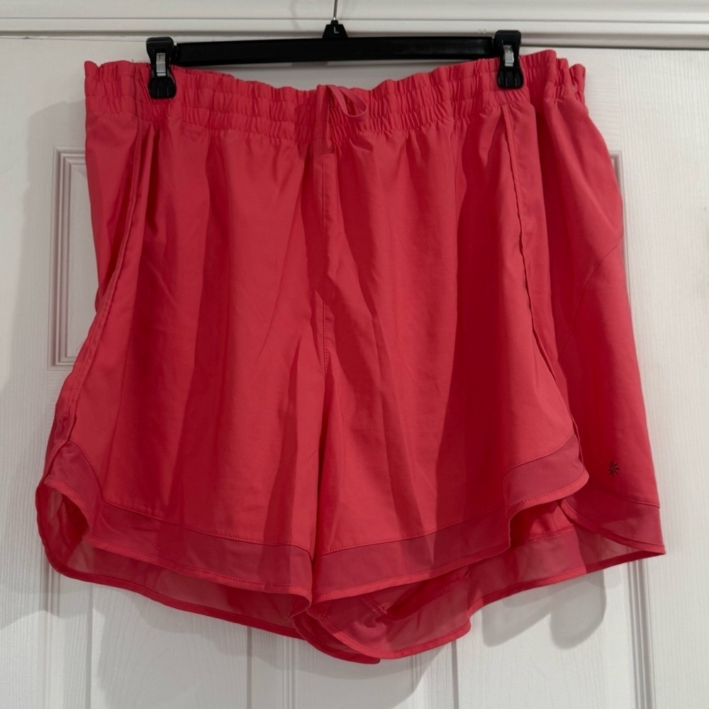 Athleta Women's Plus 3X Hot Pink Athletic Shorts Running Yoga Fitness